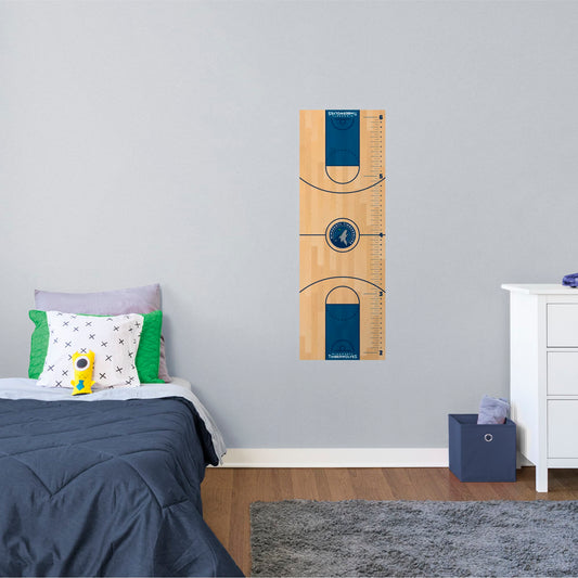 Minnesota Timberwolves: Growth Chart - Officially Licensed NBA Removable Wall Decal