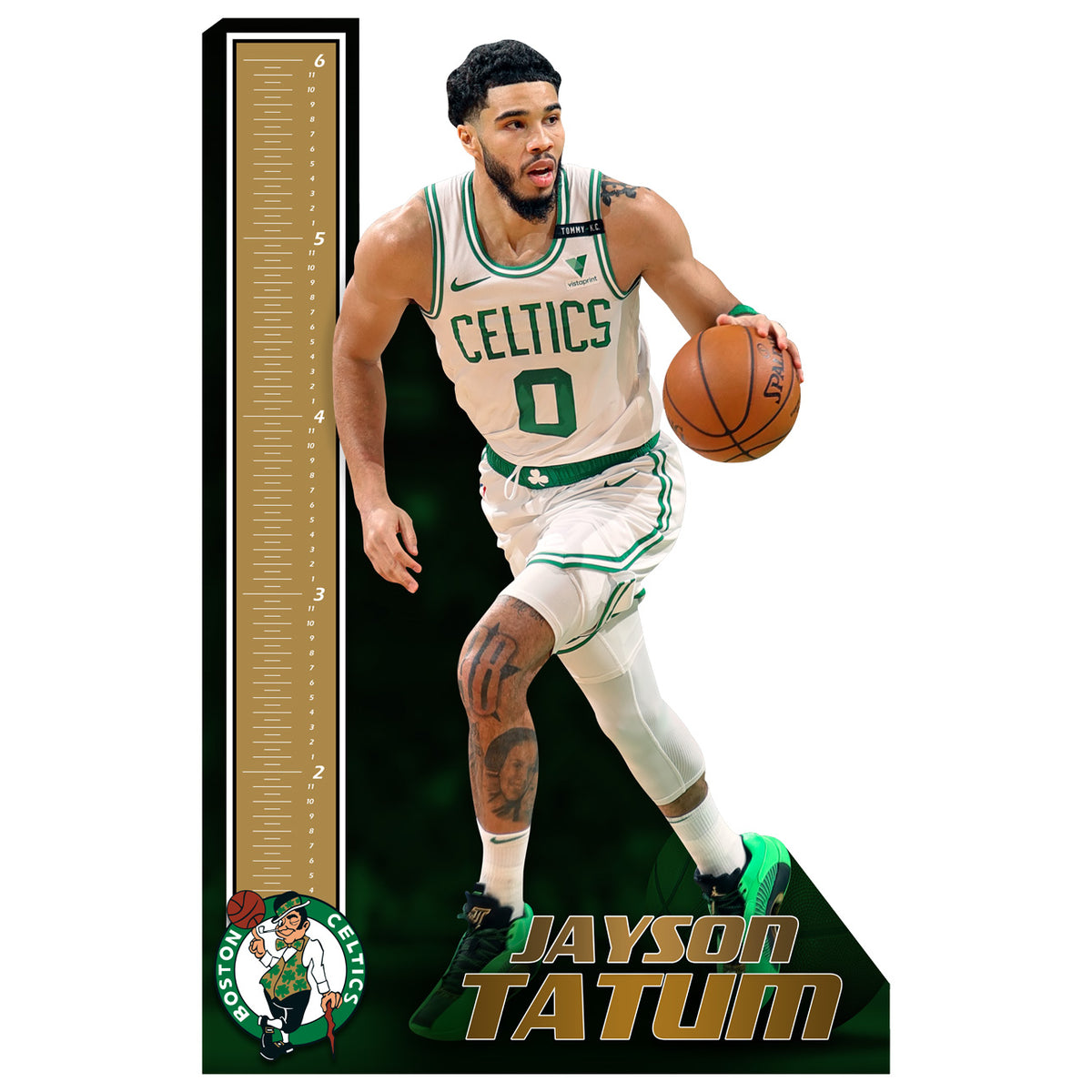 Jayson Tatum Growth Chart Official NBA Boston Celtics Reusable