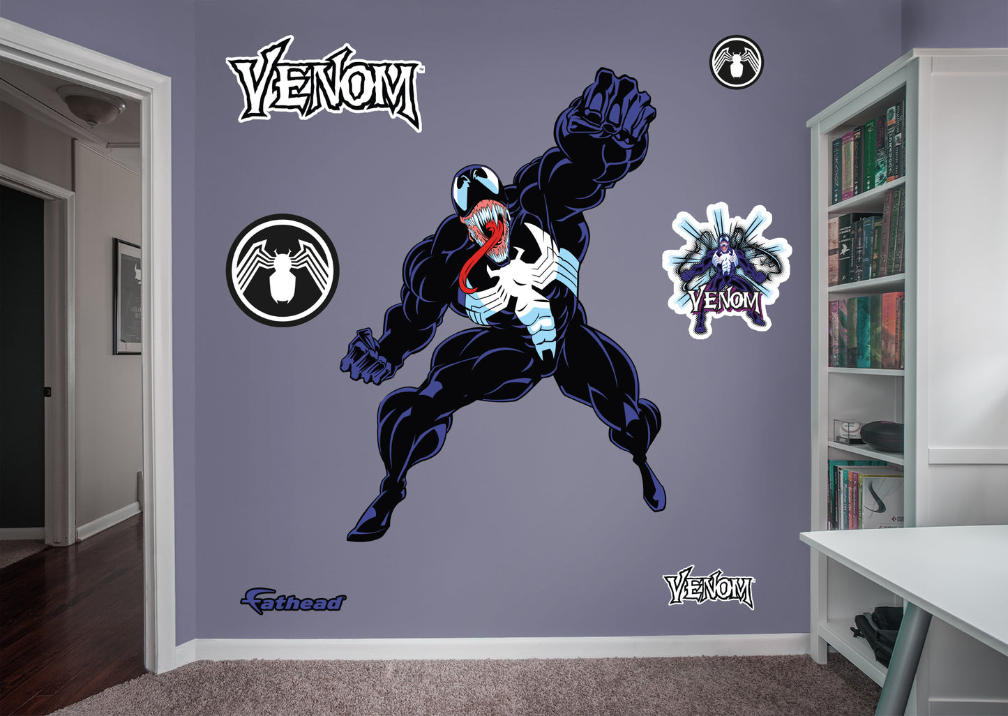 Venom: Venom High Render RealBig - Officially Licensed Marvel Removable Adhesive Decal