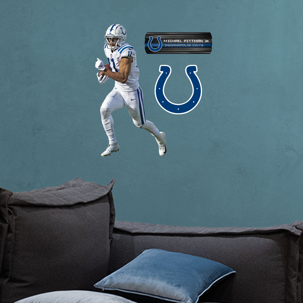 Indianapolis Colts: Michael Pittman Jr.         - Officially Licensed NFL Removable     Adhesive Decal