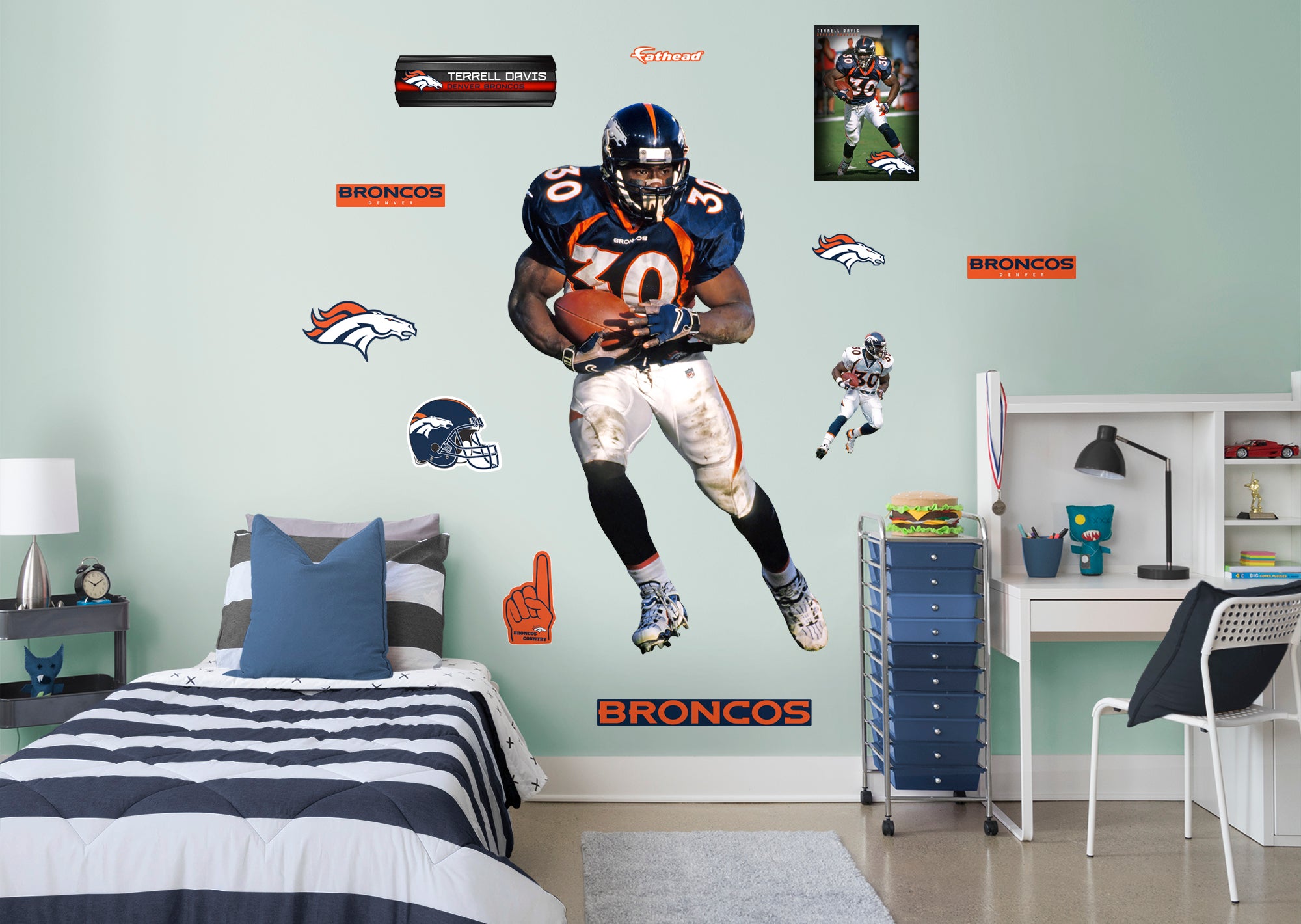 Denver Broncos: Mickey Mouse 2021 - Officially Licensed NFL Removable –  Fathead