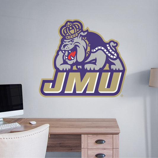James Madison Dukes: Logo - Officially Licensed Removable Wall Decal