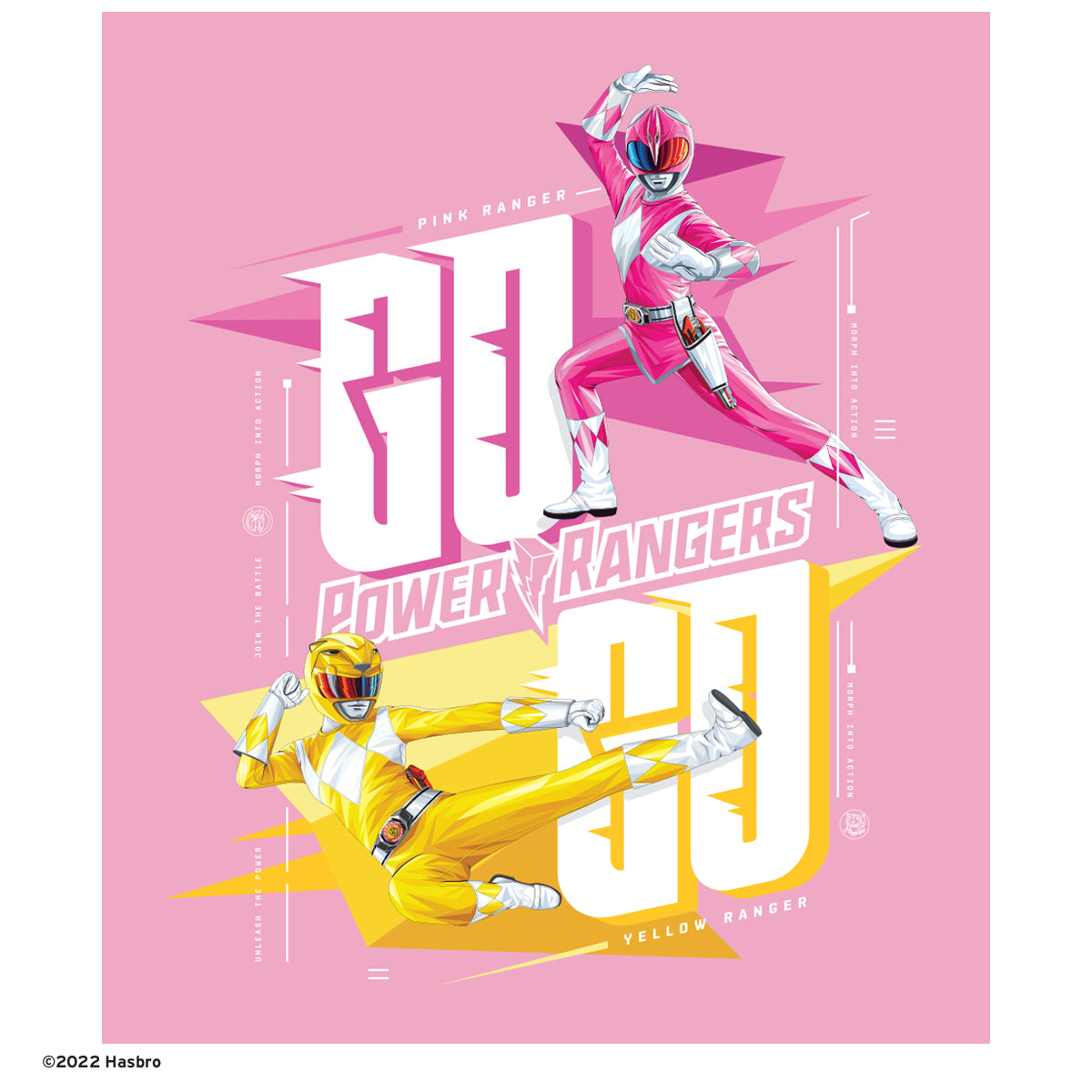 Power Rangers: Go Hasbro Rangers - Licensed Officially Go – Poster Power Fathead