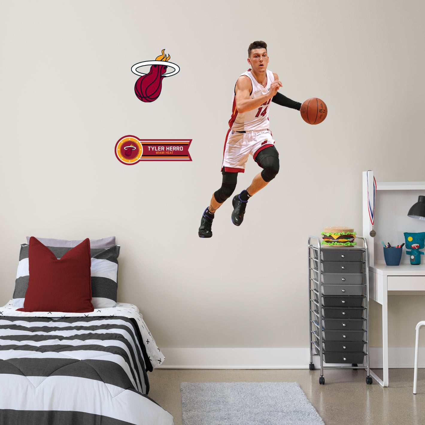 Miami Heat: Tyler Herro - Officially Licensed NBA Removable Adhesive Decal