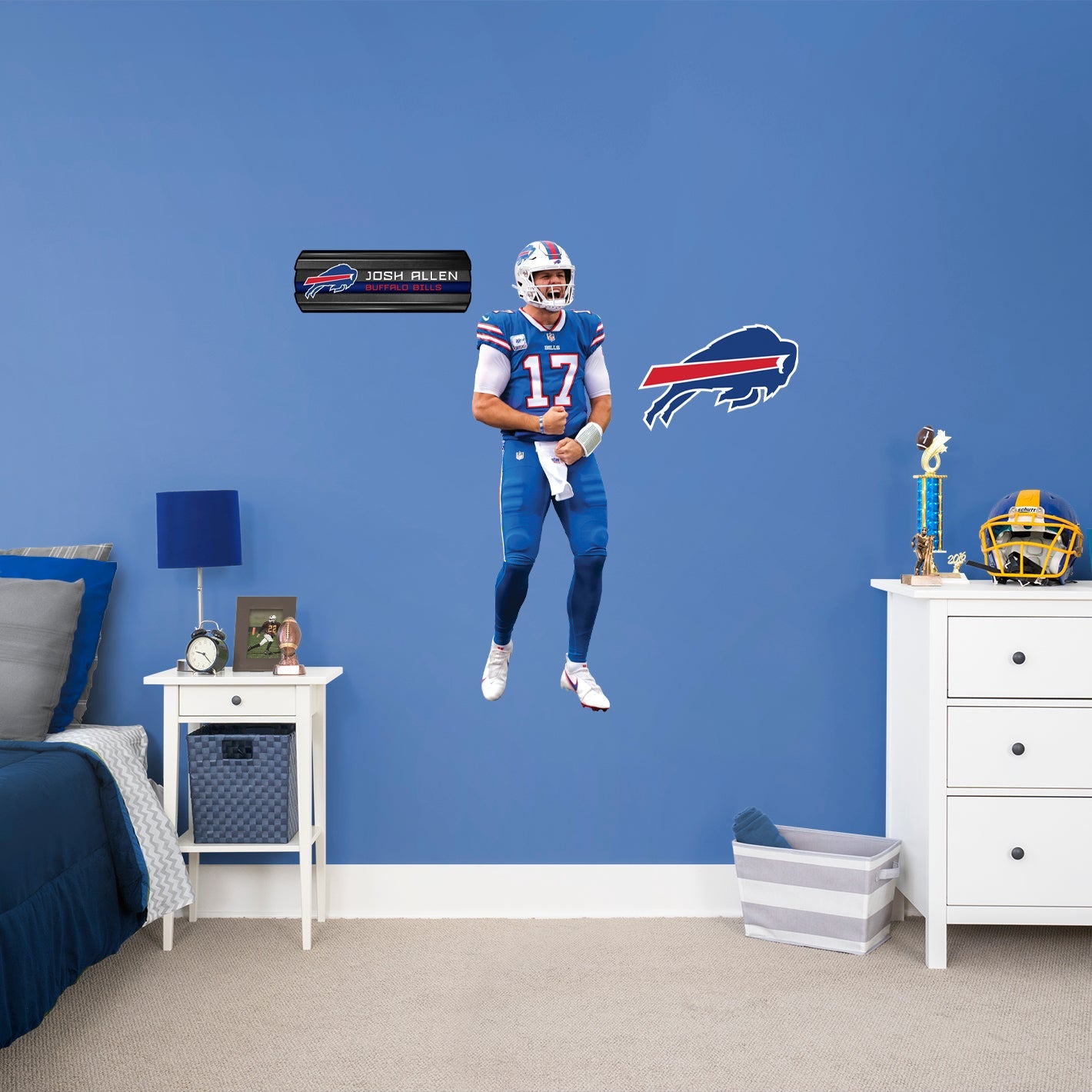 Buffalo Bills: Josh Allen Celebration - Officially Licensed NFL Removable Adhesive Decal