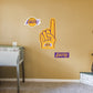 Los Angeles Lakers: Foam Finger - Officially Licensed NBA Removable Adhesive Decal