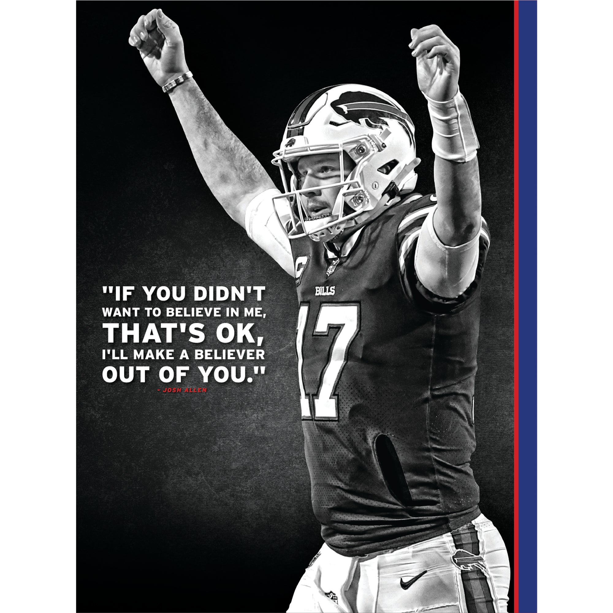 Buffalo Bills: Josh Allen 2022 Inspirational Poster - Officially