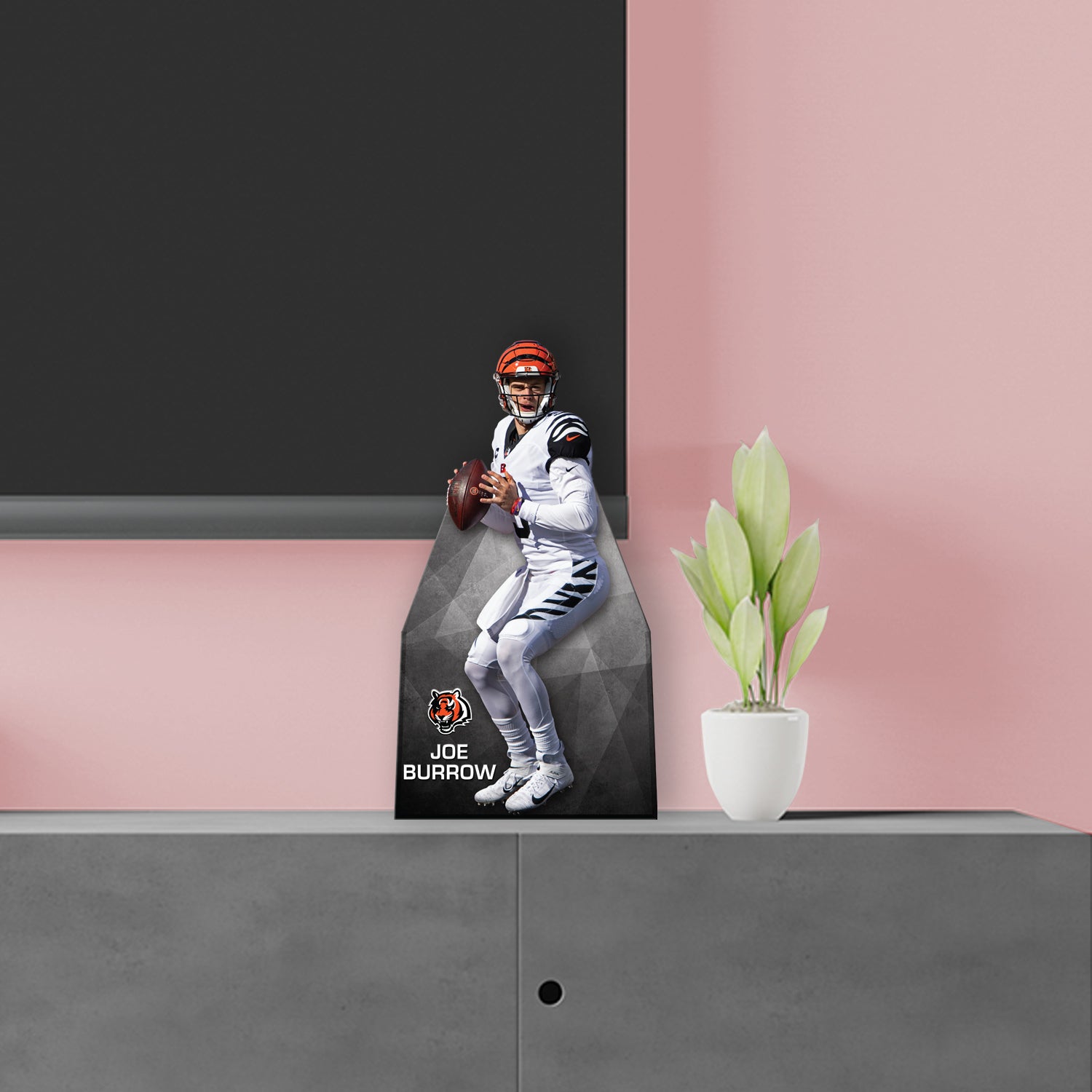 Cincinnati Bengals Joe Burrow Fathead Mini Stand Out