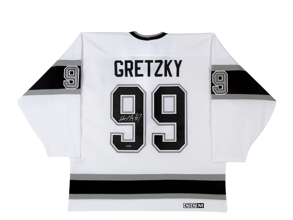 Reebok Wayne Gretzky Los Angeles Kings CCM Premier Throwback Jersey - White