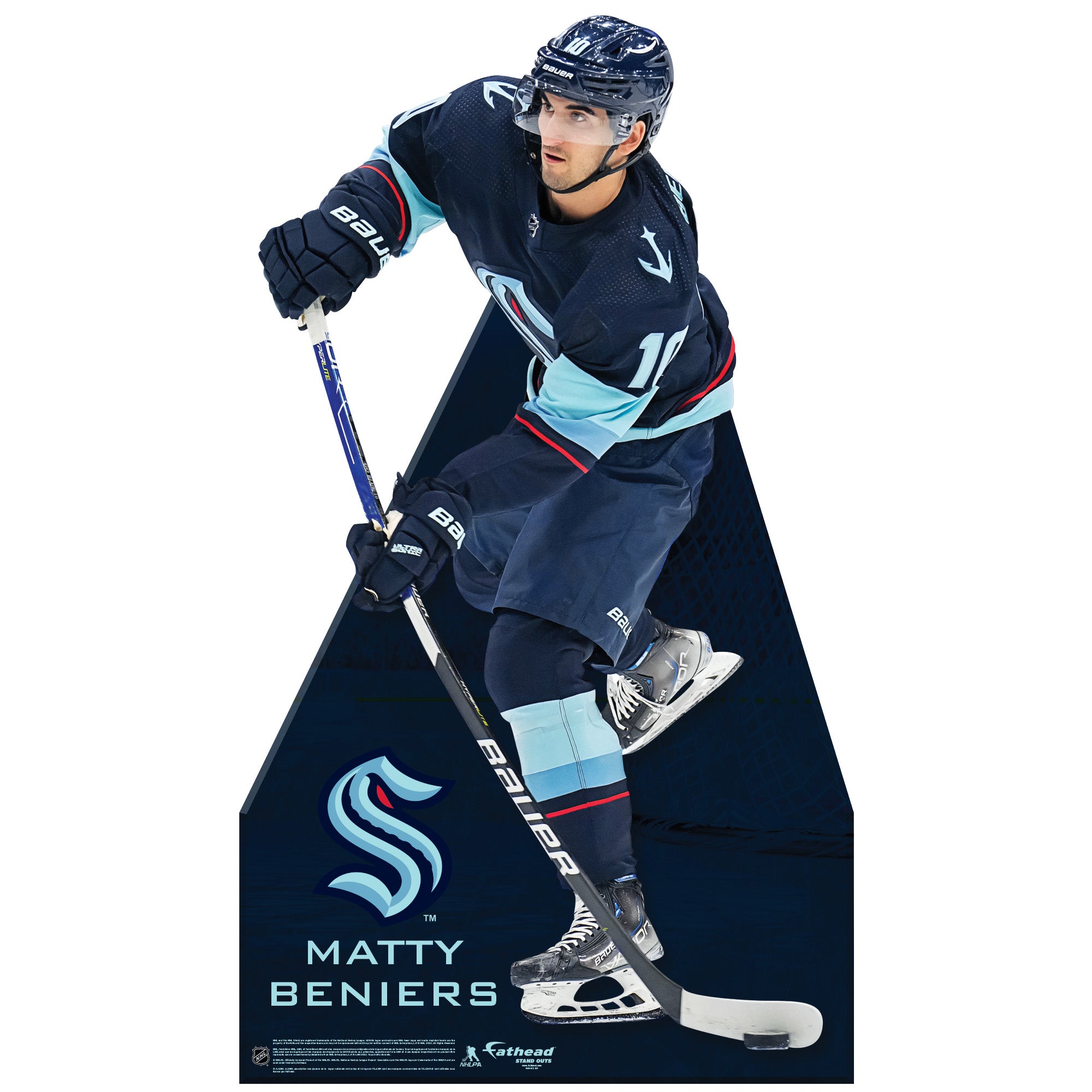 Seattle Kraken: Matty Beniers 2022 - Officially Licensed NHL Removable –  Fathead