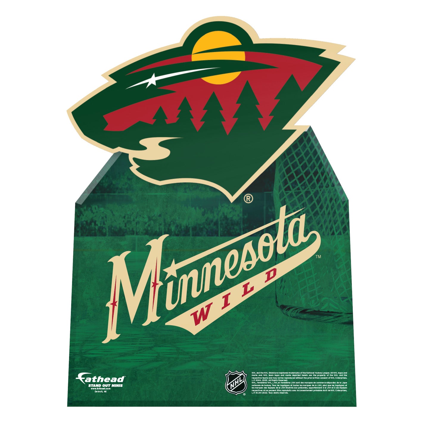 Minnesota Wild: Logo Mini Cardstock Cutout - Officially Licensed