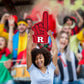 Rutgers Scarlet Knights: Foamcore Foam Finger Foam Core Cutout - Officially Licensed NCAA Big Head
