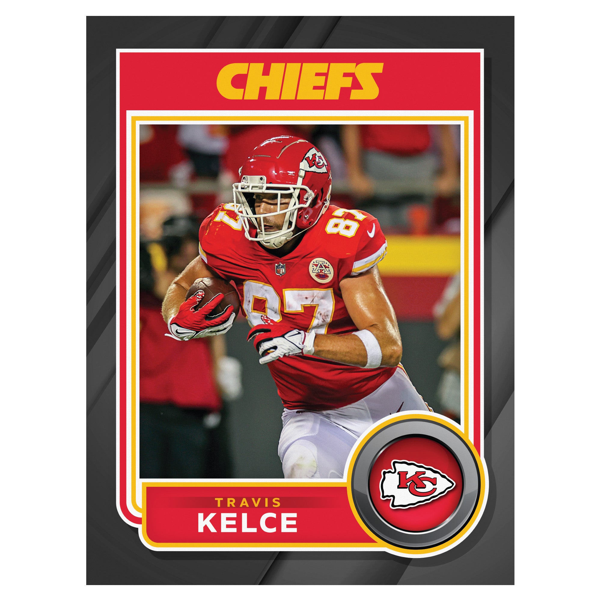 Travis Kelce Kansas City Chiefs 35 x 43 Framed Jersey / 2xSuper