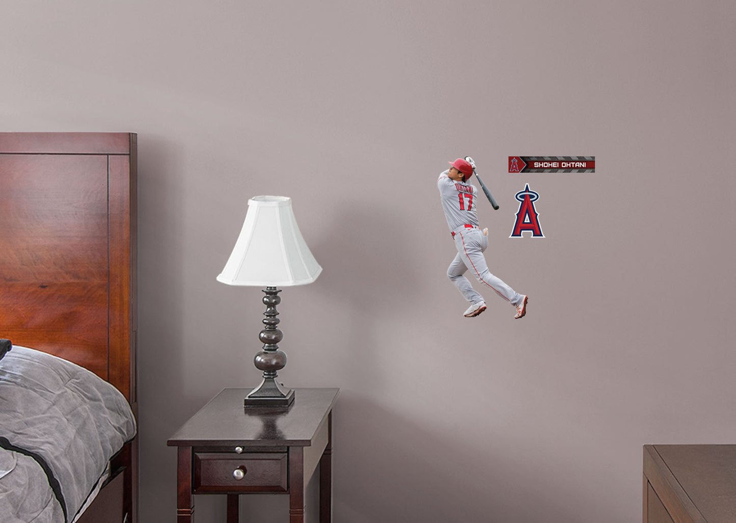 Los Angeles Angels: Shohei Ohtani         - Officially Licensed MLB Removable Wall   Adhesive Decal