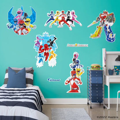 Power Rangers: Combat Squad Collection - Officially Licensed Hasbro Removable Adhesive Decal