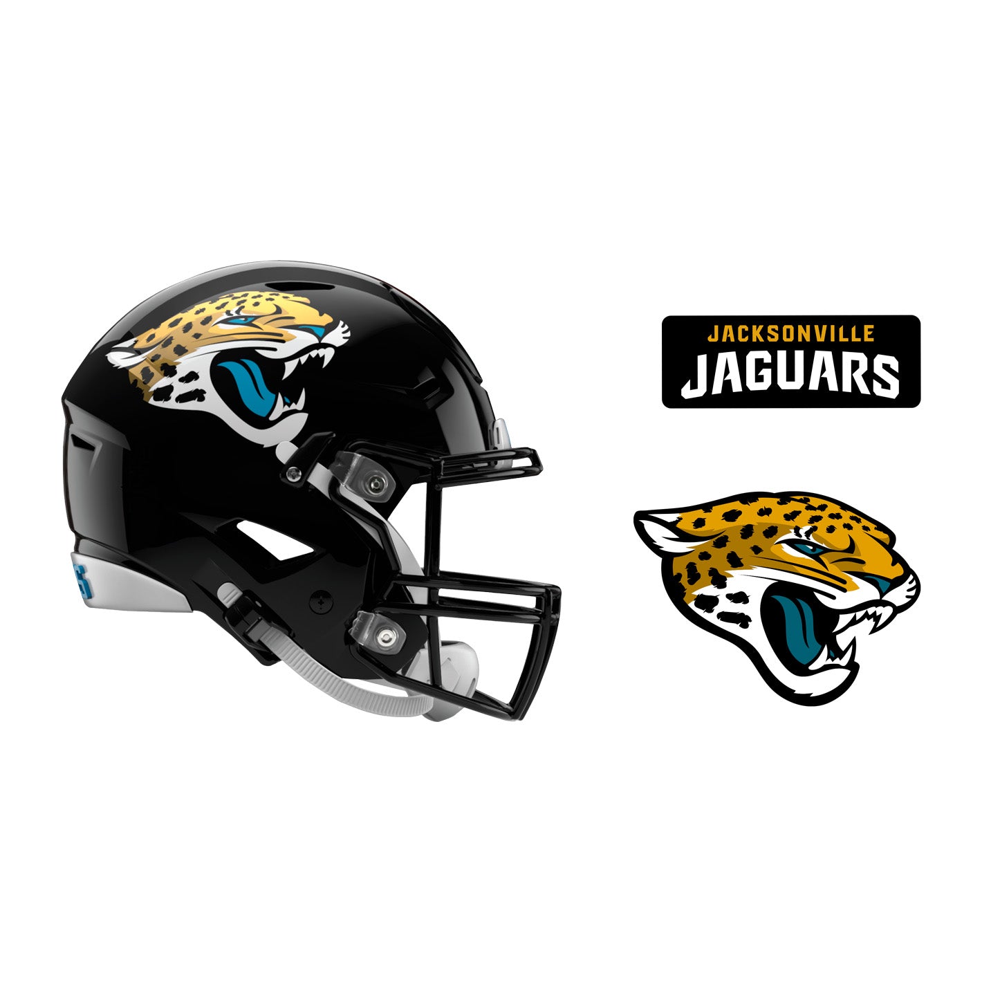 Trends International NFL Jacksonville Jaguars - Drip Helmet 20 Unframed  Wall Poster Print White Mounts Bundle 22.375 x 34