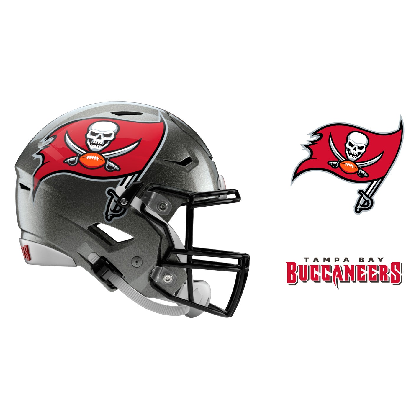 Tampa Bay Buccaneers 24'' Authentic Helmet Cutout