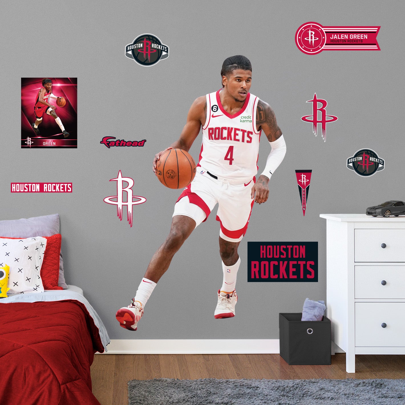 Houston Rockets: Jalen Green 2021 Icon Jersey - Officially