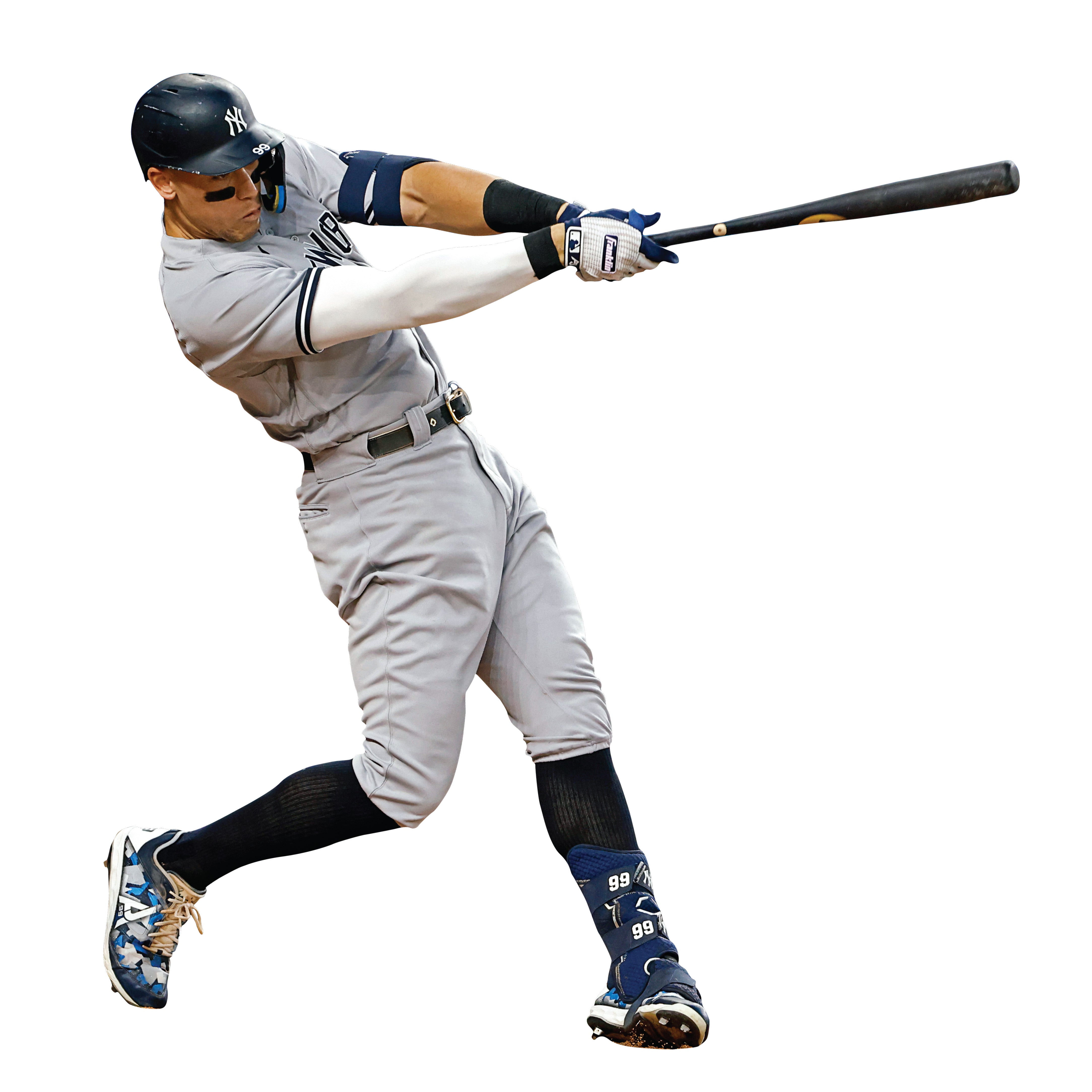 New York Yankees: Aaron Judge 2021 Growth Chart - MLB Removable Wall Adhesive Wall Decal Life-Size 45W x 70H