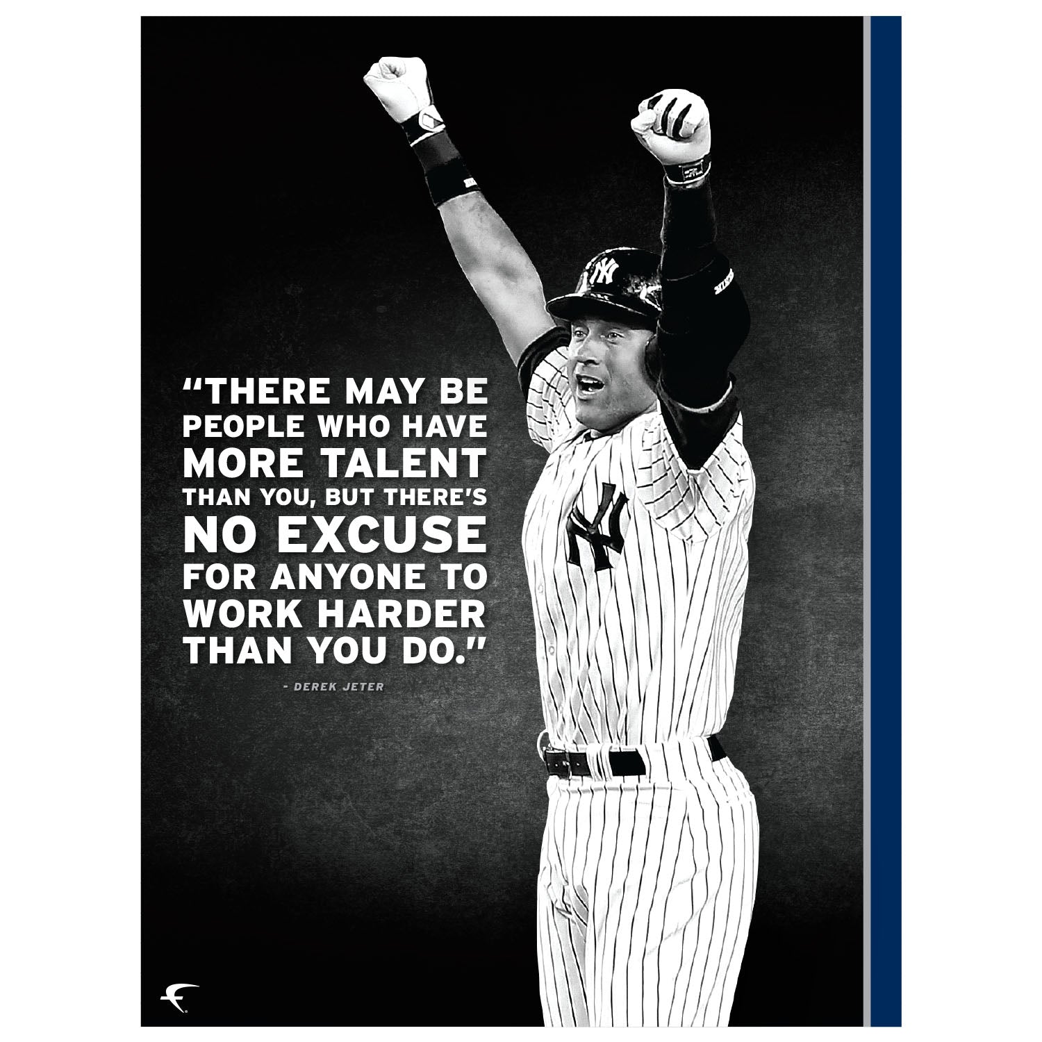 New York Yankees: Derek Jeter 2022 Inspirational Poster - Officially L