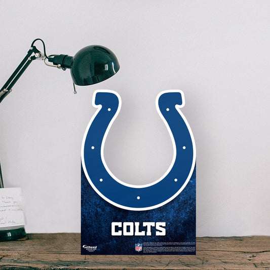 Indianapolis Colts:   Logo  Mini   Cardstock Cutout  - Officially Licensed NFL    Stand Out