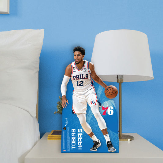 Philadelphia 76ers: Tobias Harris Mini Cardstock Cutout - Officially Licensed NBA Stand Out