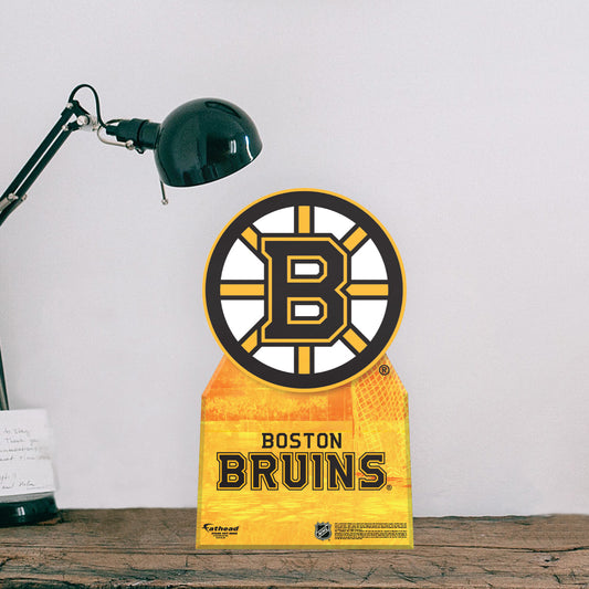 Boston Bruins:   Logo  Mini   Cardstock Cutout  - Officially Licensed NHL    Stand Out