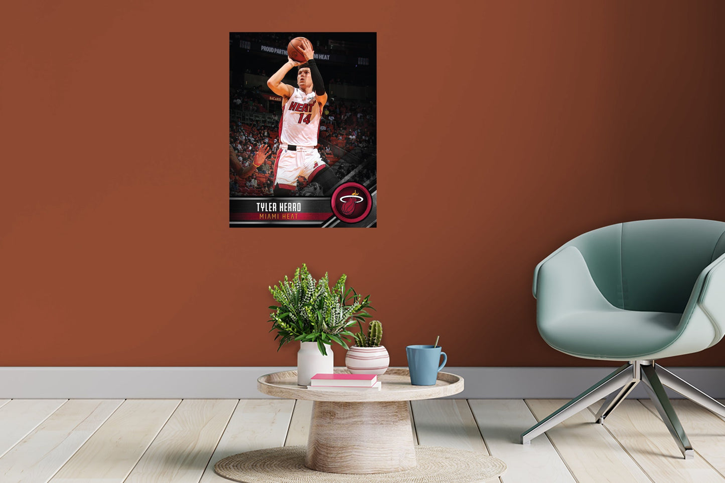 Miami Heat: Tyler Herro Poster - Officially Licensed NBA Removable Adhesive Decal