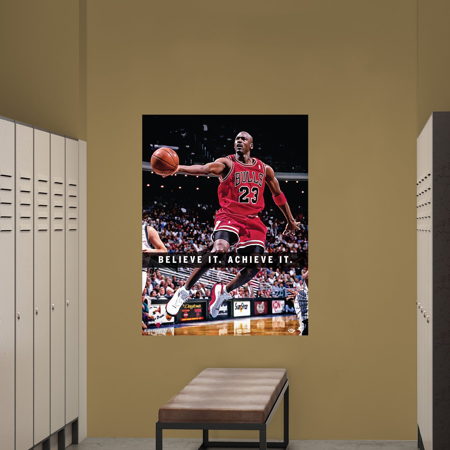 Chicago Bulls: Michael Jordan Scoring Motivational Poster - Officially Licensed NBA Removable Adhesive Decal