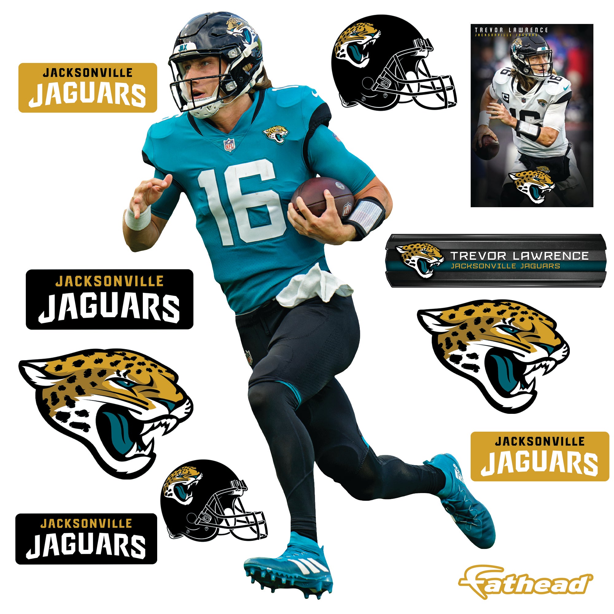 Jacksonville Jaguars: Trevor Lawrence 2022 Dry Erase Whiteboard - Offi –  Fathead