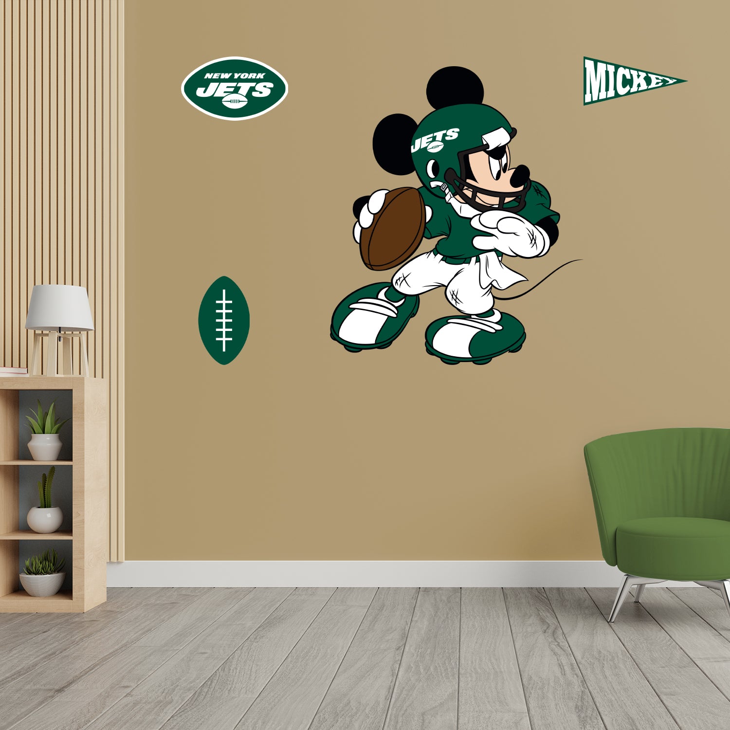 New York Jets: Mickey Mouse 2021 - Officially Licensed NFL