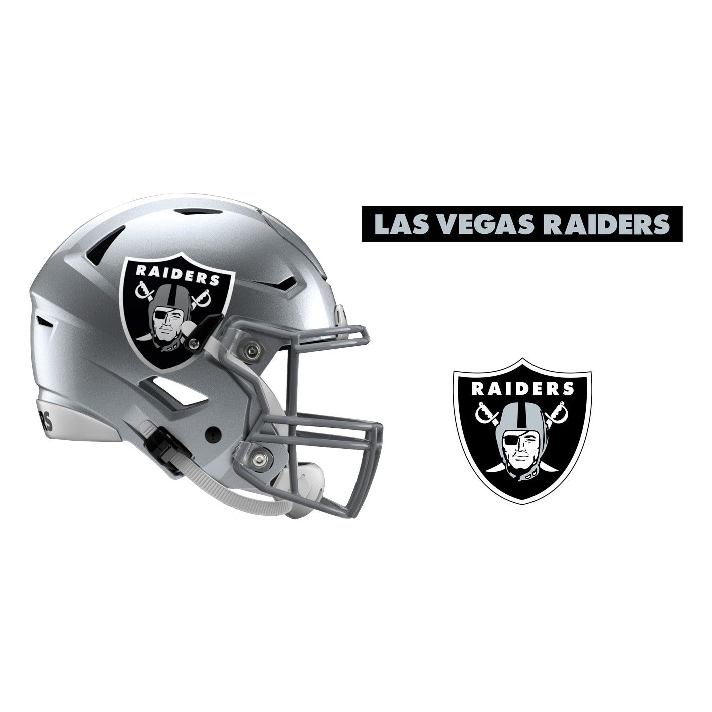 Las Vegas Raiders: 2022 Helmet - Officially Licensed NFL Removable