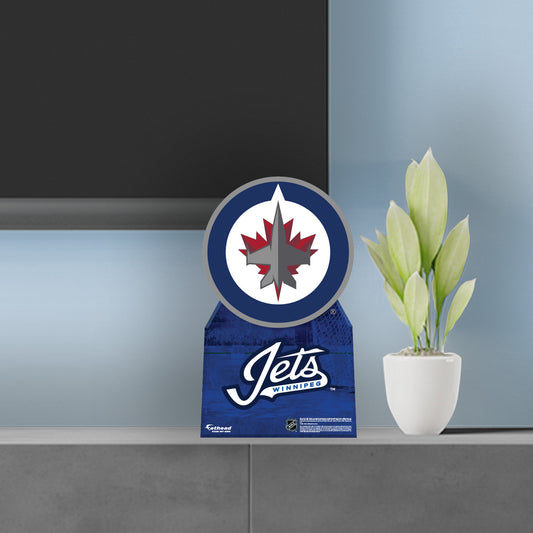 Winnipeg Jets:   Logo  Mini   Cardstock Cutout  - Officially Licensed NHL    Stand Out