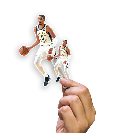 Indiana Pacers: Tyrese Haliburton Minis - Officially Licensed NBA Removable Adhesive Decal