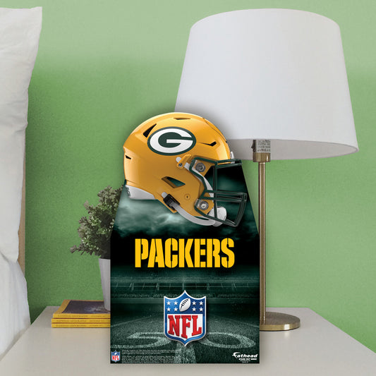 Green Bay Packers:   Helmet  Mini   Cardstock Cutout  - Officially Licensed NFL    Stand Out