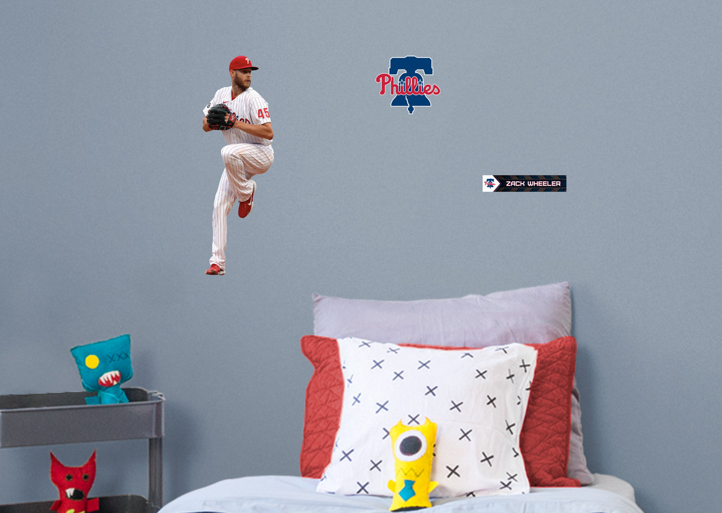 Philadelphia Phillies: Zack Wheeler - Officially Licensed MLB Removable Adhesive Decal
