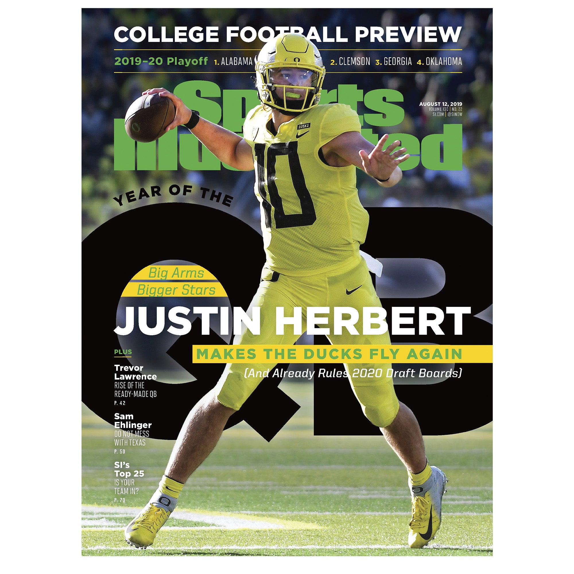 Justin Herbert on 2019 Oregon Football Media Day 