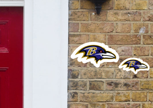 Baltimore Ravens:  Alumigraphic Logo Minis        - Officially Licensed NFL    Outdoor Graphic