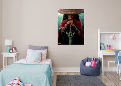 Raya and the Last Dragon: Raya Mural        - Officially Licensed Disney Removable Wall   Adhesive Decal