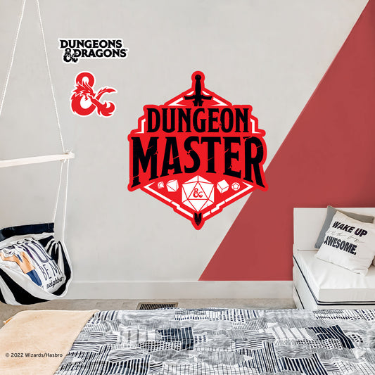 Dungeons & Dragons: Dungeon Master Icon - Officially Licensed Hasbro Removable Adhesive Decal