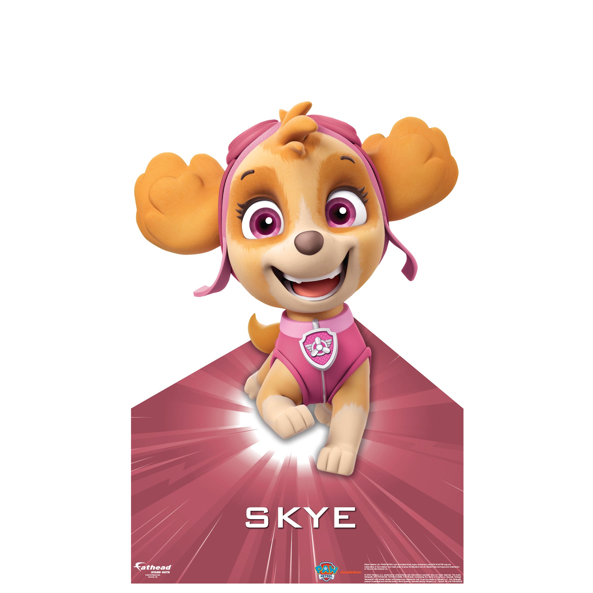 Paw Patrol: Skye Life-Size Foam Core Cutout - Officially Licensed Nick –  Fathead