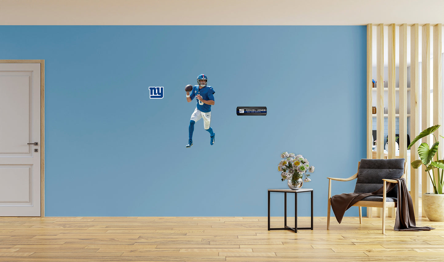New York Giants: Daniel Jones - Officially Licensed NFL Removable Adhesive Decal