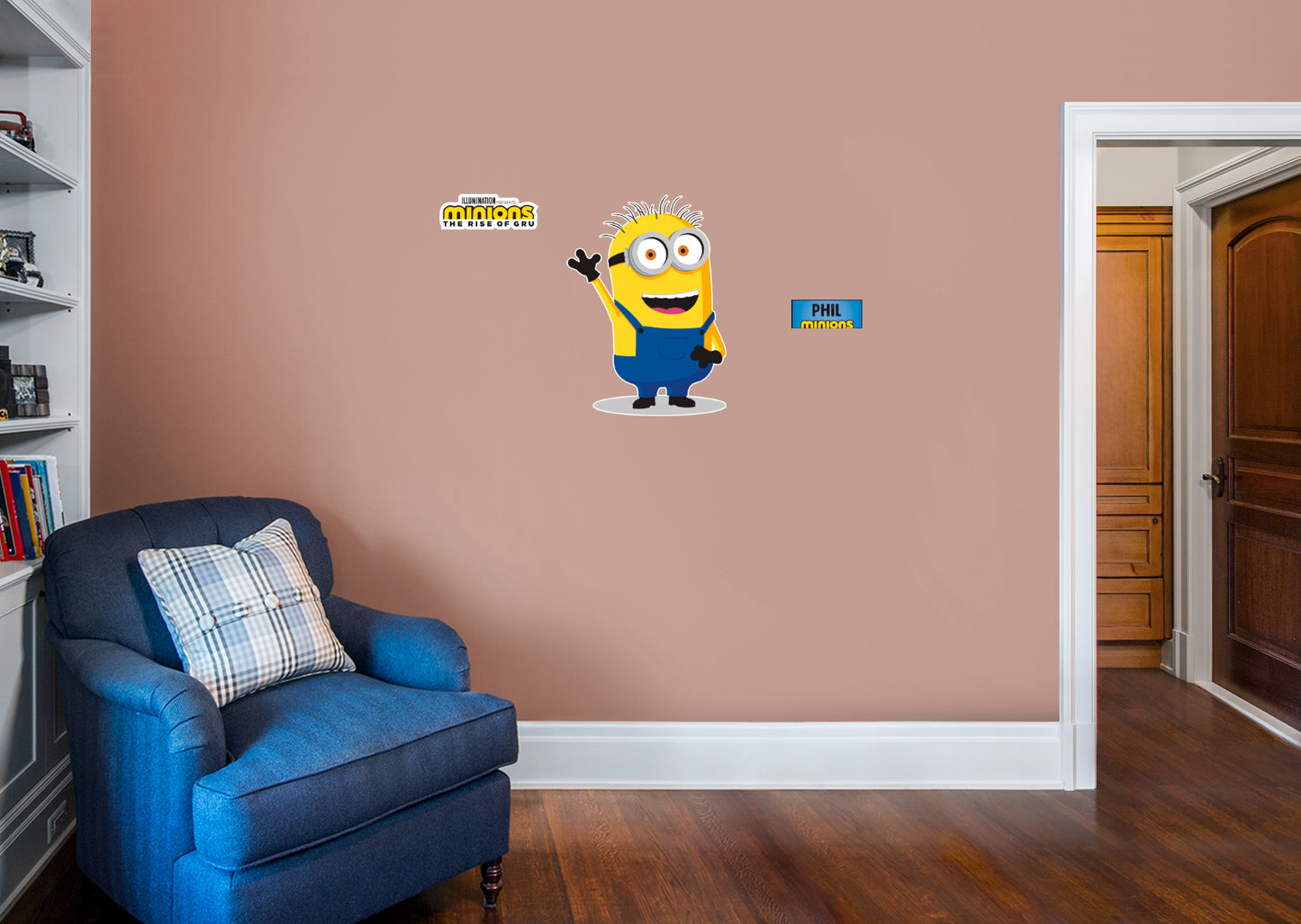 Minions: Phil Wave - Officially Licensed NBC Universal Removable Adhesive Decal