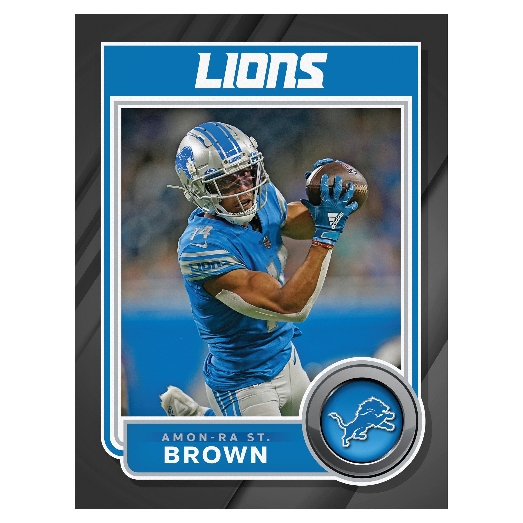 Detroit Lions: Amon-Ra St. Brown 2022 Catch - Officially Licensed NFL –  Fathead