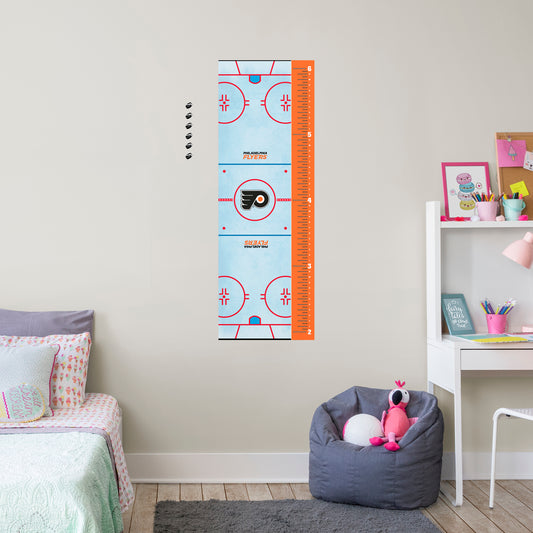 Philadelphia Flyers: Rink Growth Chart - Officially Licensed NHL Removable Wall Graphic