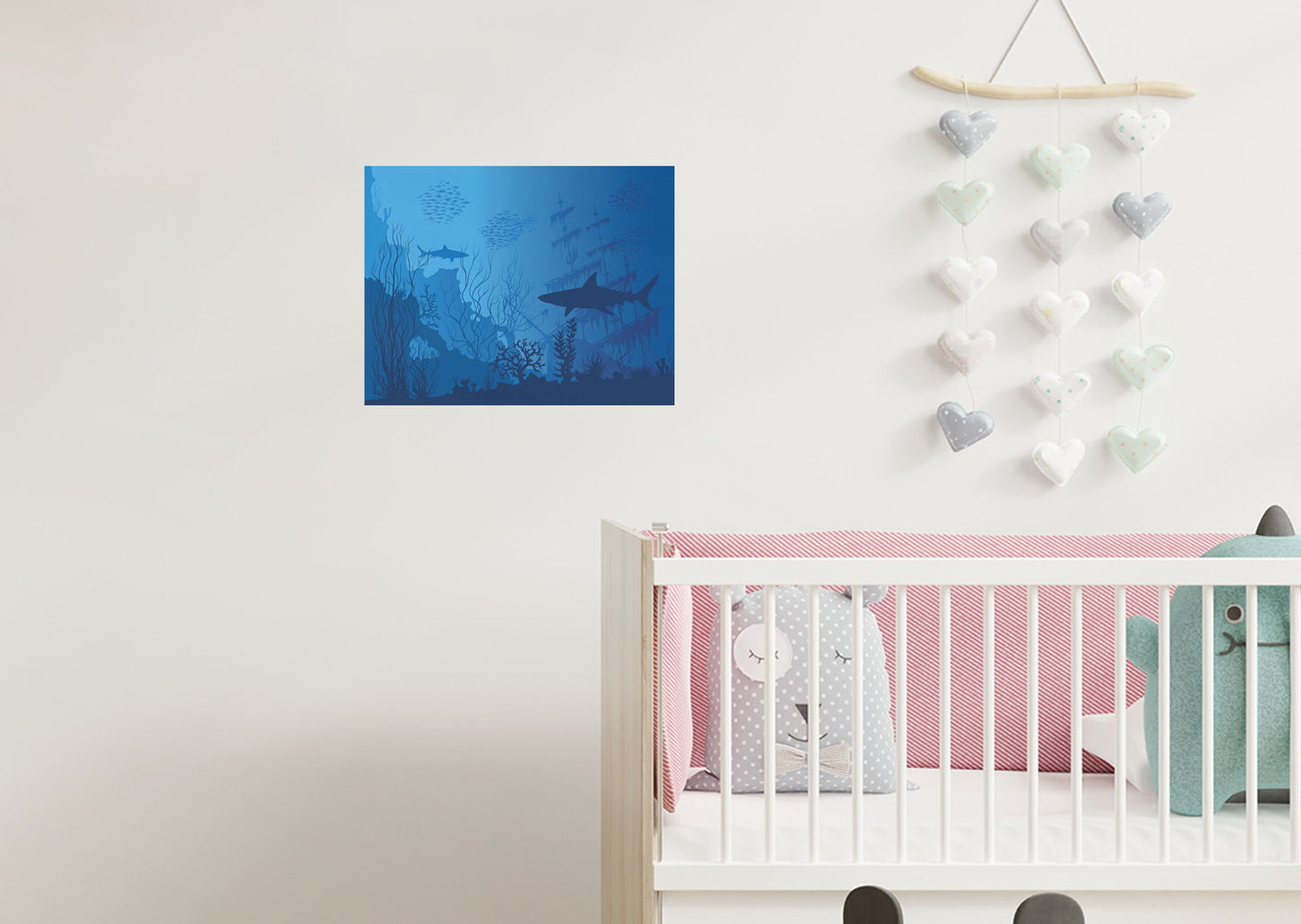 Nursery:  Shipwrecked        -   Removable Wall   Adhesive Decal