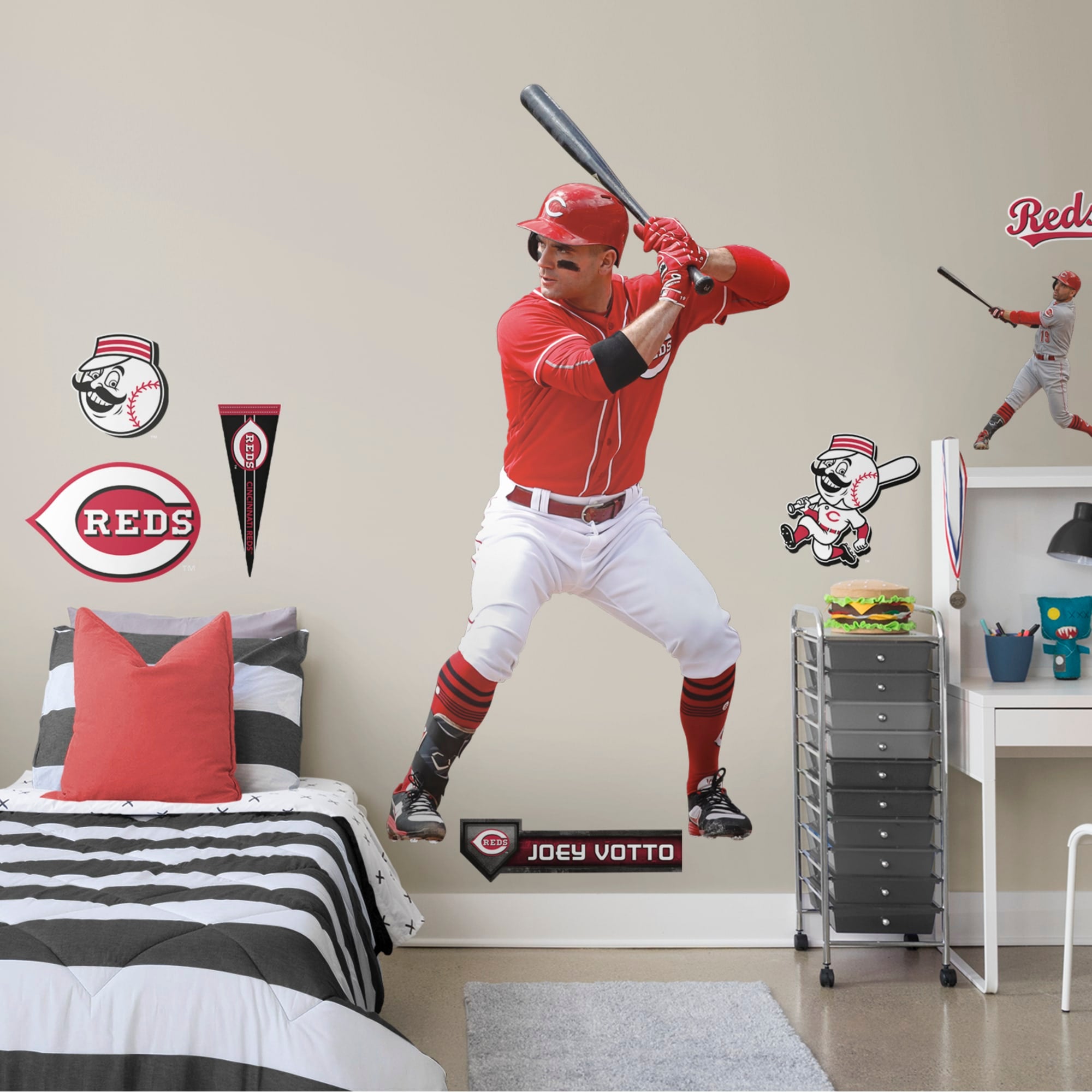 Joey Votto - Officially Licensed MLB Removable Wall Decal