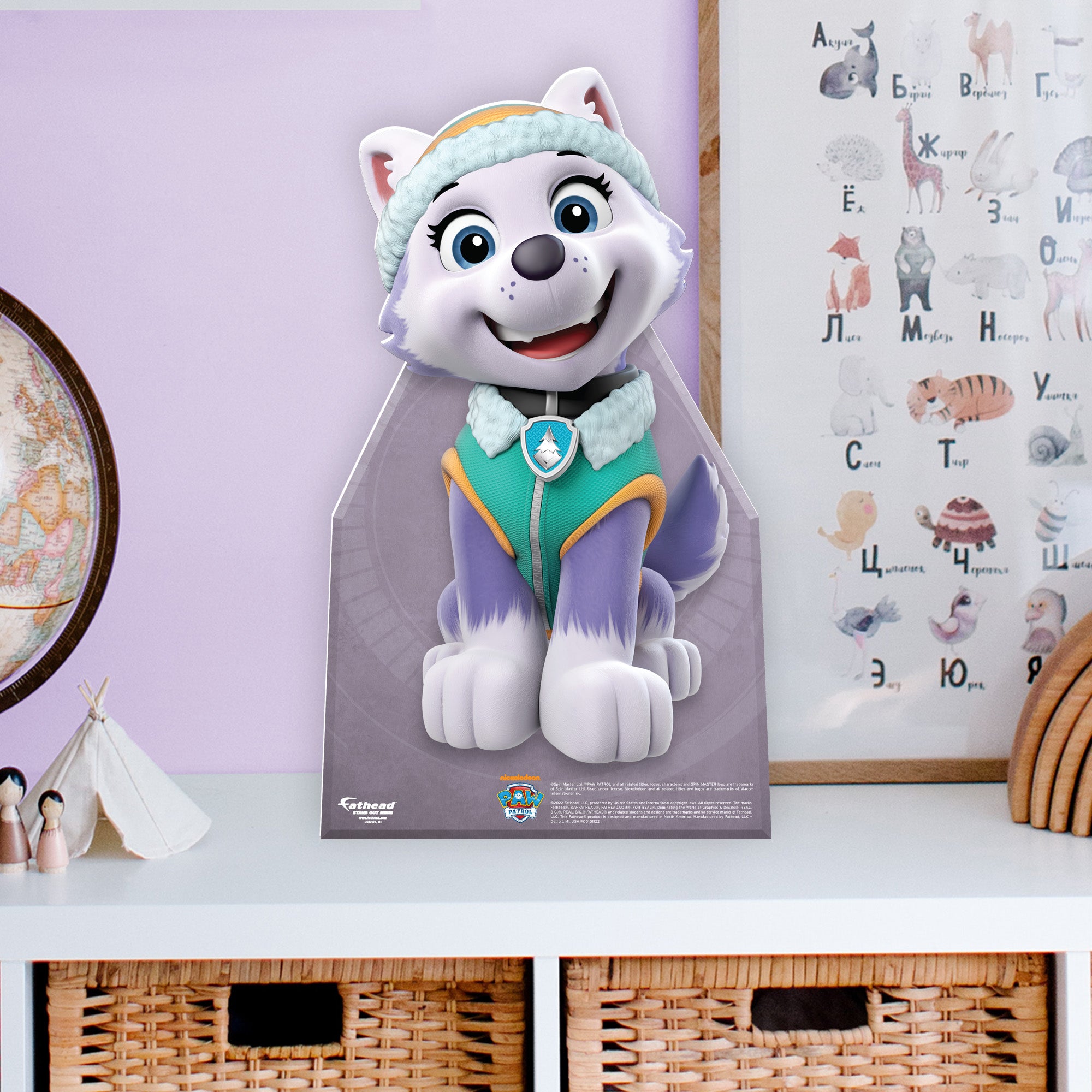 Paw Patrol: Everest Officially Fathead Cutout Cardstock - – Licensed Nickelodeon
