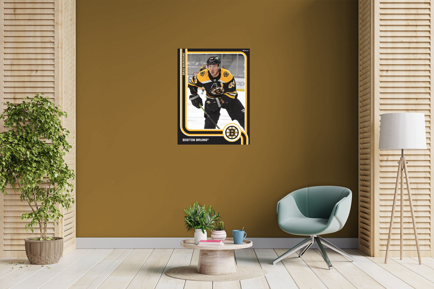 Boston Bruins: Brad Marchand Poster - Officially Licensed NHL Removable Adhesive Decal