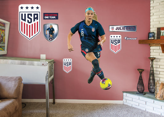 Julie Ertz - Officially Licensed US Soccer Removable Adhesive Decal